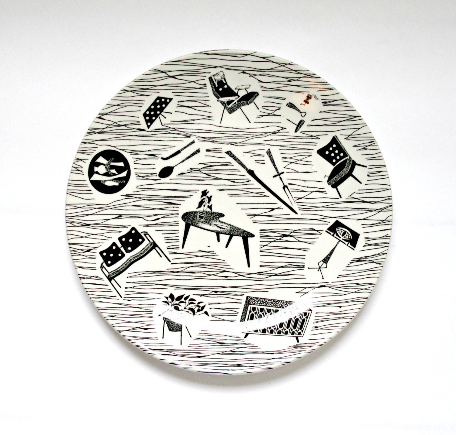 Vintage 1960s Homemaker Plate