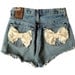 Customize High Waisted Bow Shorts