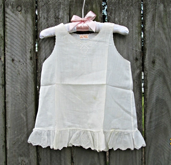 Vintage Baby Dress Slip Cottage Chic Simply Chic Nursery Decor
