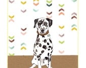 Dalmatian Dog Portrait Collage