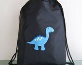 Dinosaur Backpack : Boy's Handmade Nylon Drawstring Bag Il_170x135