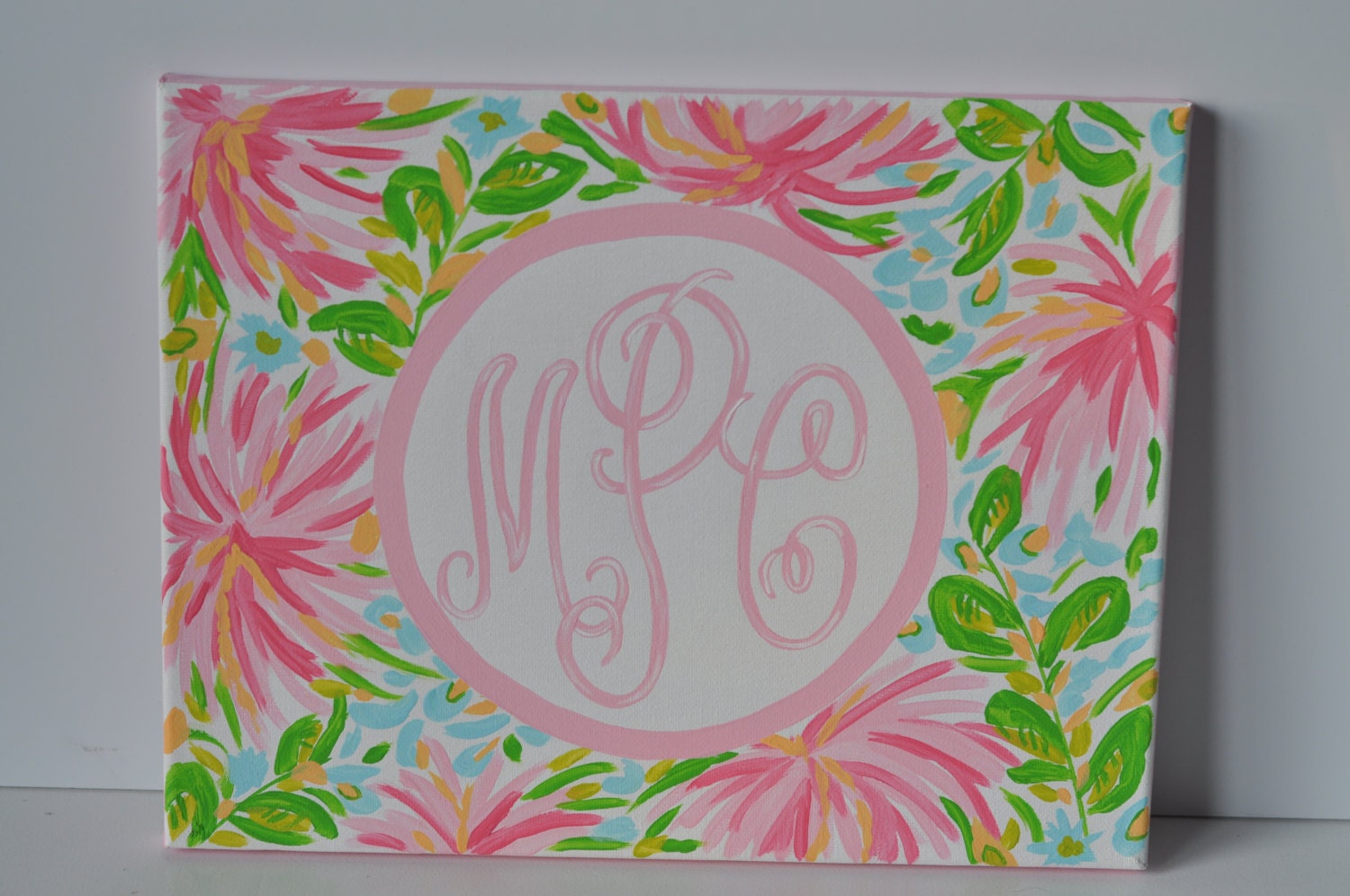 Lilly Pulitzer Inspired Painting