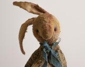Stuffed Bunny Vladimir - Soft Toy Animal - Artist Teddy Bear