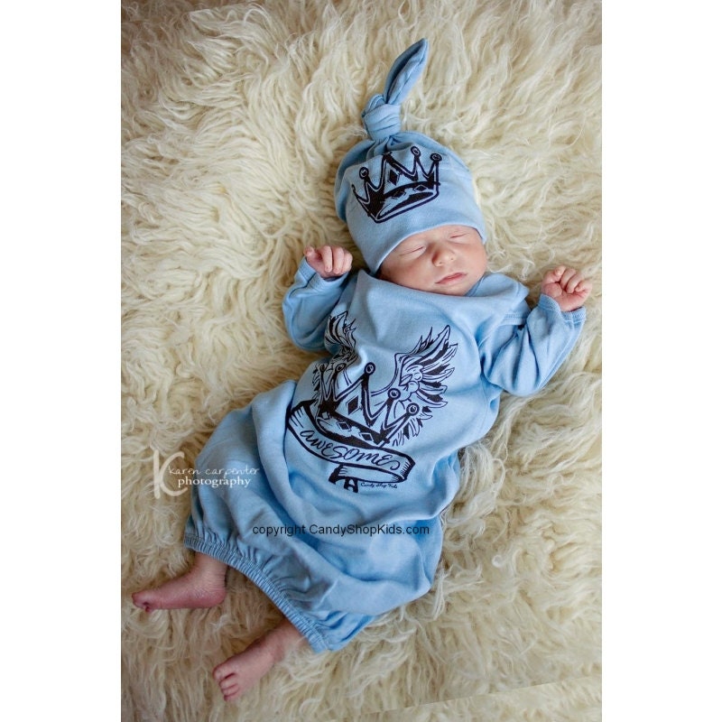 Awesome Blue Baby Boys Coming Home Outfit for Boys