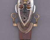 Found Object ROBOT SCULPTURE - Primitive Iron Man