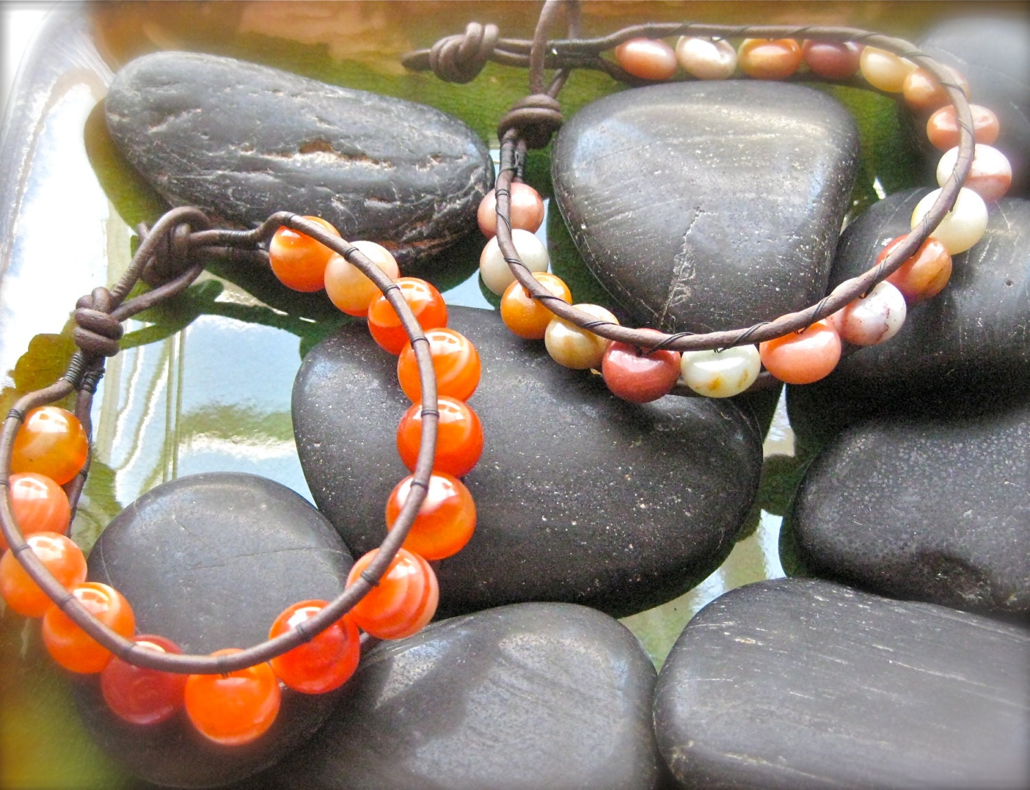 Jade Woven Beaded Bracelet