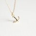 tiny gold anchor bracelet - minimalist, dainty jewelry