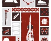 Assassin's Creed, Ezio, Altair, Video Games, Poster, Art Print, 9 x 12