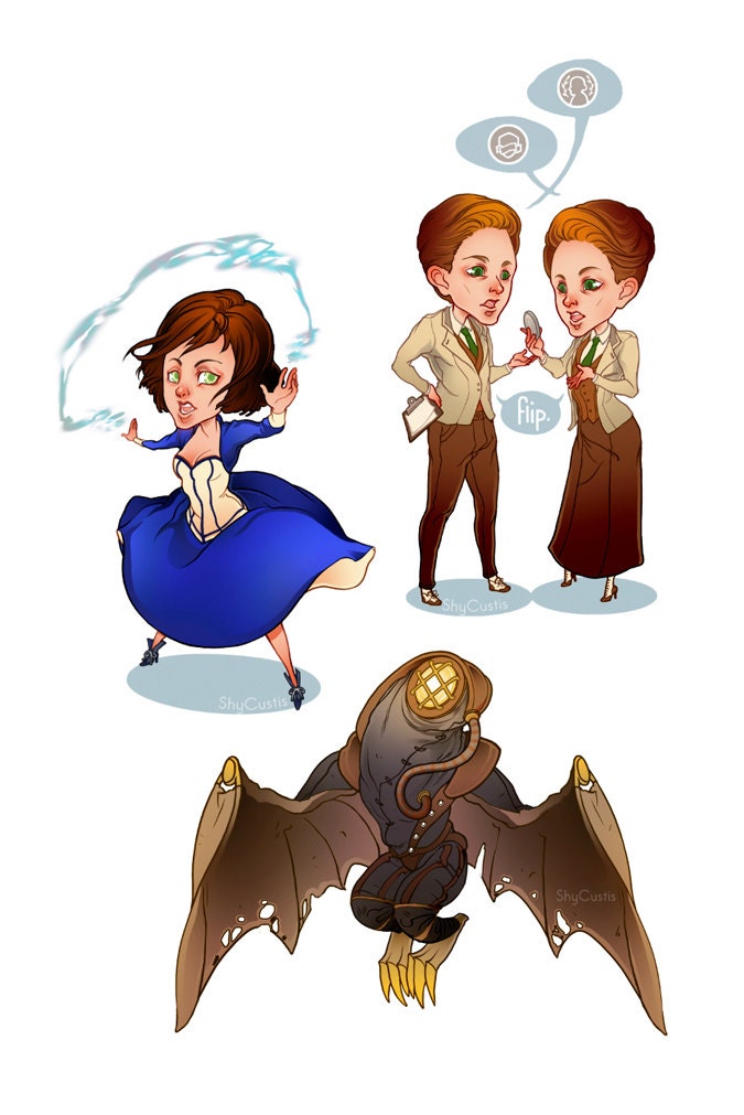 BioShock Infinite Stickers - by Shy Custis