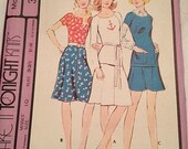 Vintage 1970s Skirt Pattern, McCalls 3084, Retro Skirt and Top Size 10 Bust 32 1/2 Uncut