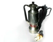 Vintage aluminum coffee maker - Thermos Express - 9 cups - collectibles - 1960s - made in Italy - madlyvintage