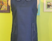 1960's Peter Pan Collar Shift Dress