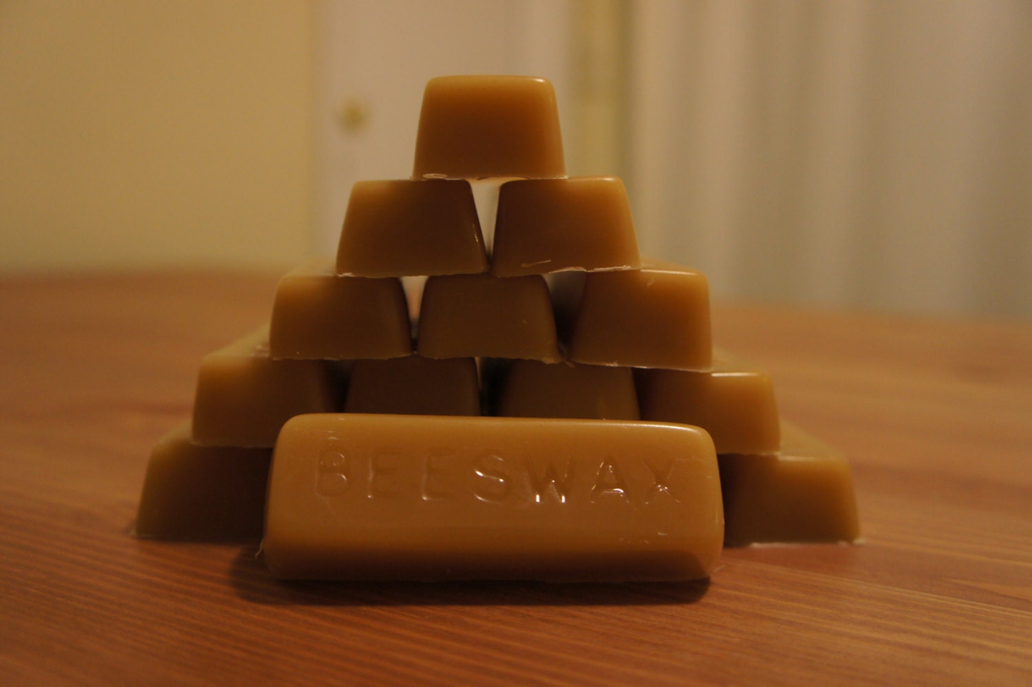 1 Oz Pure Beeswax Bar Locally Harvested Beeswax