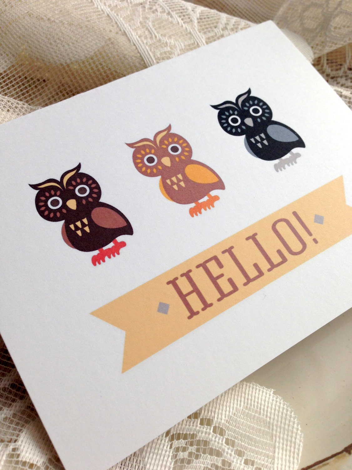 Little Owls Note Cards