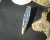 Handmade racing mal/surf life saving solid sterling silver pendant custom order