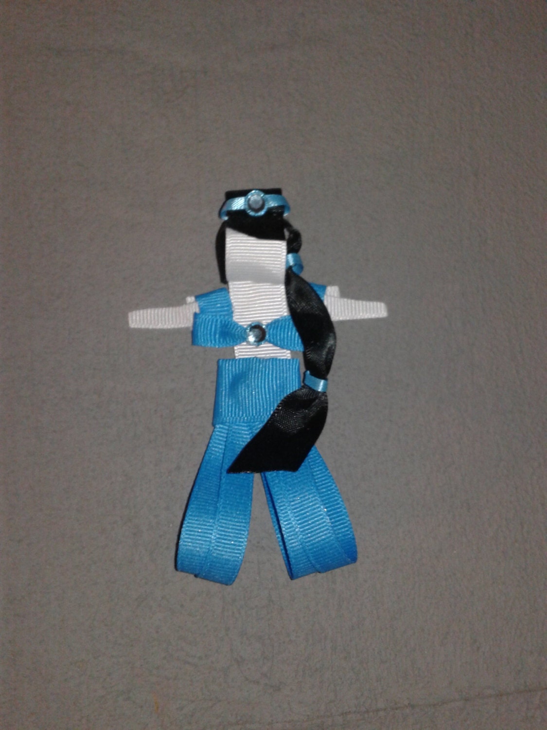 Sculpted Jasmine Inspired Hair Bow Hair Clip