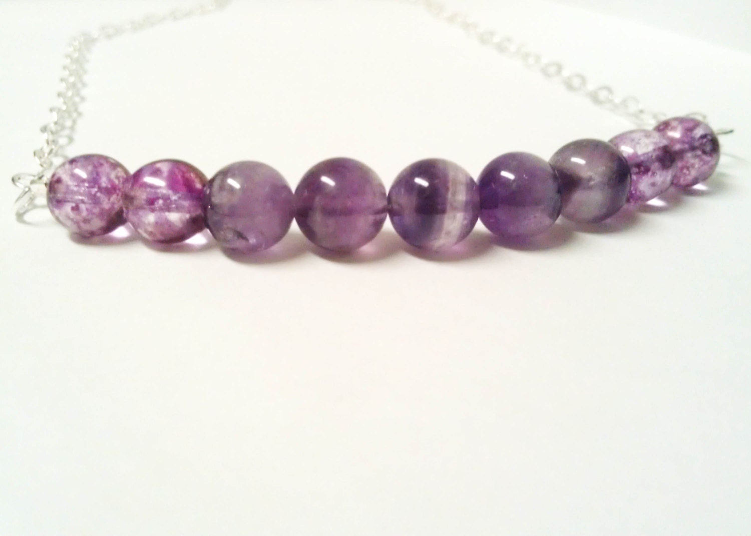 Iris Gemstone Matinee Necklace