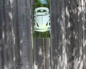 Wine Bottle Windchime - VW Bug