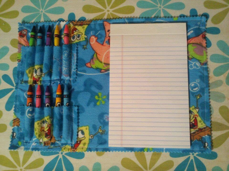 Sponge Bob Square Pants Travel Coloring Kit