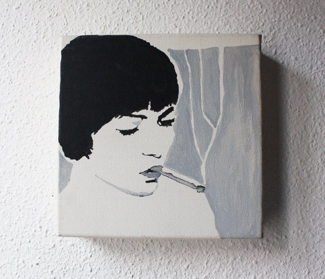 My Life To Live nouvelle vague Etsy oil painting canvas