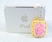 Poptart Dust Plug Charm, Phone Charm, or Necklace, Cute, Kitsch, Kawaii :D