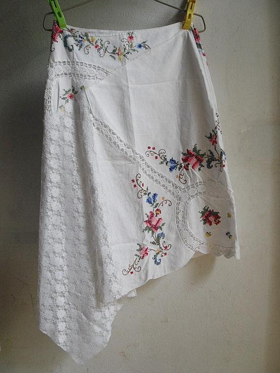 boho handkerchief skirt
