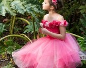 4 pc Flower Fairy Tutu Dress