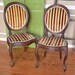 To Be Customized (K), Victorian Accent Chairs, Sold As Pair, Fabric And Paint Finish Of Your Choice
