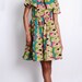 NEW The Minnie Bell- African Print  100% Holland Wax Cotton Dress