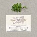 Save the Date Postcard / Hole Punch Your Date / Punch Card / Wedding / Digital Printable File