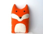 Fox Woodland Forest Plush Stuffed Animal Pillow - Oliver - Made to Order