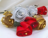 Fathers Day Gifts Handmade Roses Gold Silver or Red Housewares Home Decor Floral arrangement Scented with Essential Oil Weddings