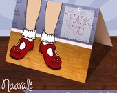 Little Girl Thank You Cards (6-card set)