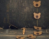 Brown Bear Dangle Necklace