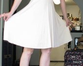 Champagne Cream "Marilyn Monroe" Halter Evening / Cocktail / Party Dress with Gold Glitter - 80s 1980s
