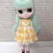 Reserved for M Daiwabo Japanese Elephants in Yellow Middie Blythe Doll Dress