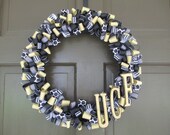 UCF Ribbon Wreath (University of Central Florida/KNIGHTS) - Collegiate Wall Decor