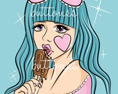 Melty Choc A4 Print