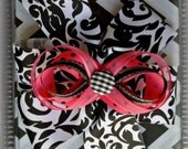 Hair Bows, Children's hair bows, Bows, headband, polka dot, black, pink, damask, princess, chevron, glitter, toddler, girls, baby, ribbon