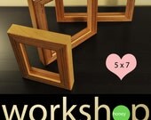 5x7 Handmade Modern Plywood Picture Frame