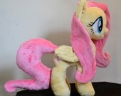 Fluttershy 13" My Little Pony Friendship is Magic Handmade Plush Commission