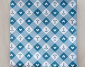 Fat Quarter - Anchor Gingham in Blue