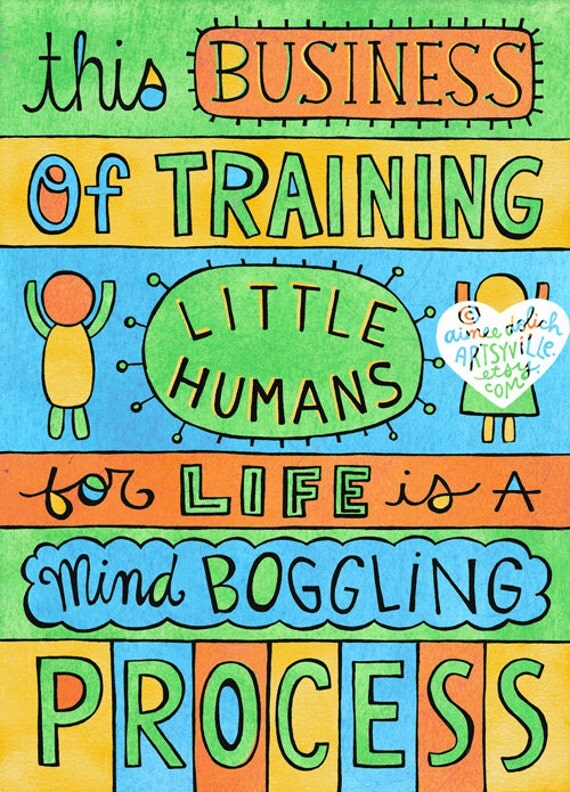 Mind Boggling Process (5x7 doodle print)