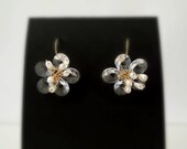 Noble Princess in Gold - Bridal Earrings, Wedding Earrings