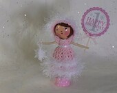 Snow Princess - Clothespin Doll