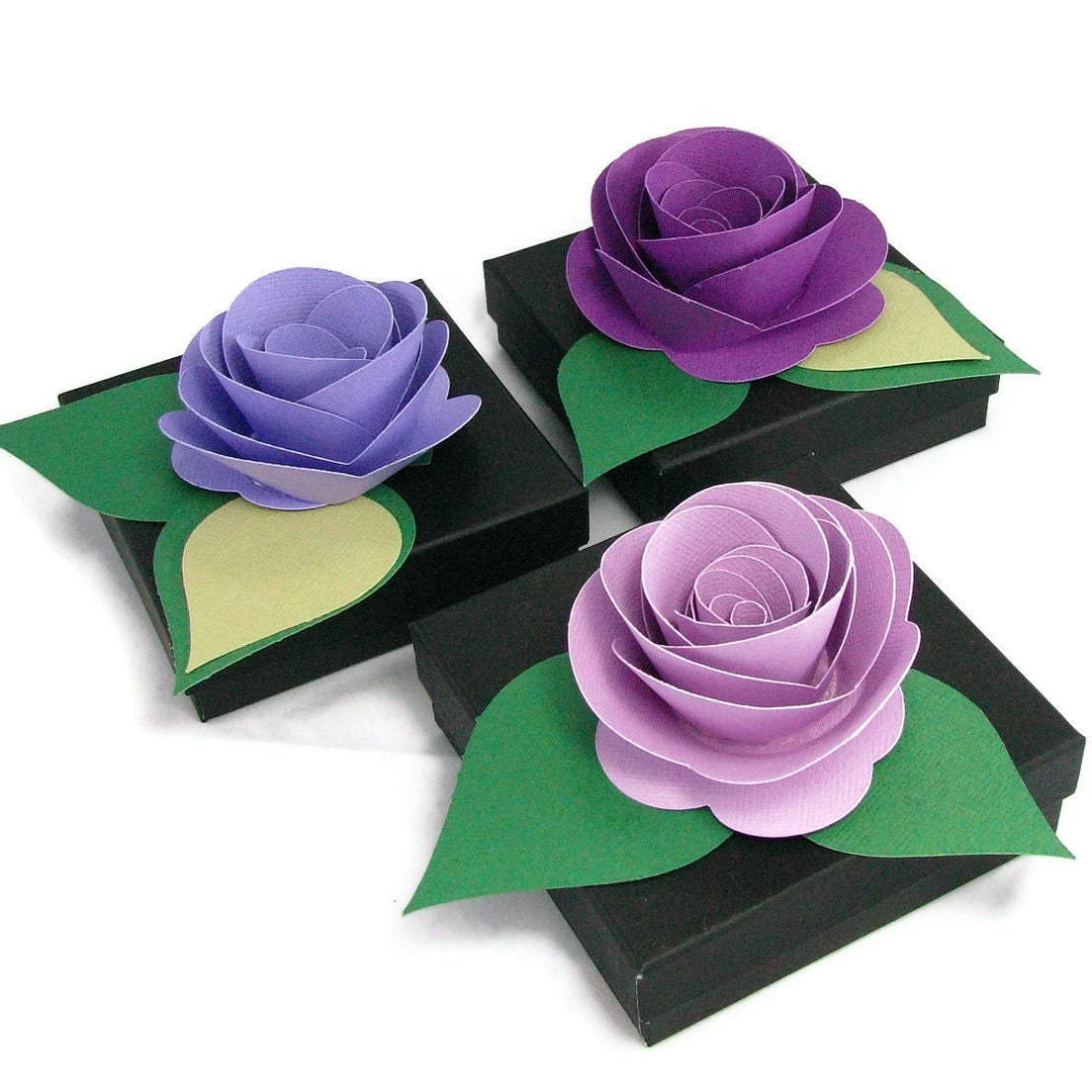 Buy gift boxes wholesale - Gift boxes . jewelry boxes . bridesmaid gift . party favors . lavender lilac plum violet purple . wholesale gift wrapping