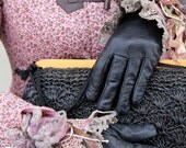 Hand felted merino wool cuffs wrist-warmers boho bohemian chic lace dusty pink blush grey wedding bridesmaid fashion idea -  Mademoiselle
