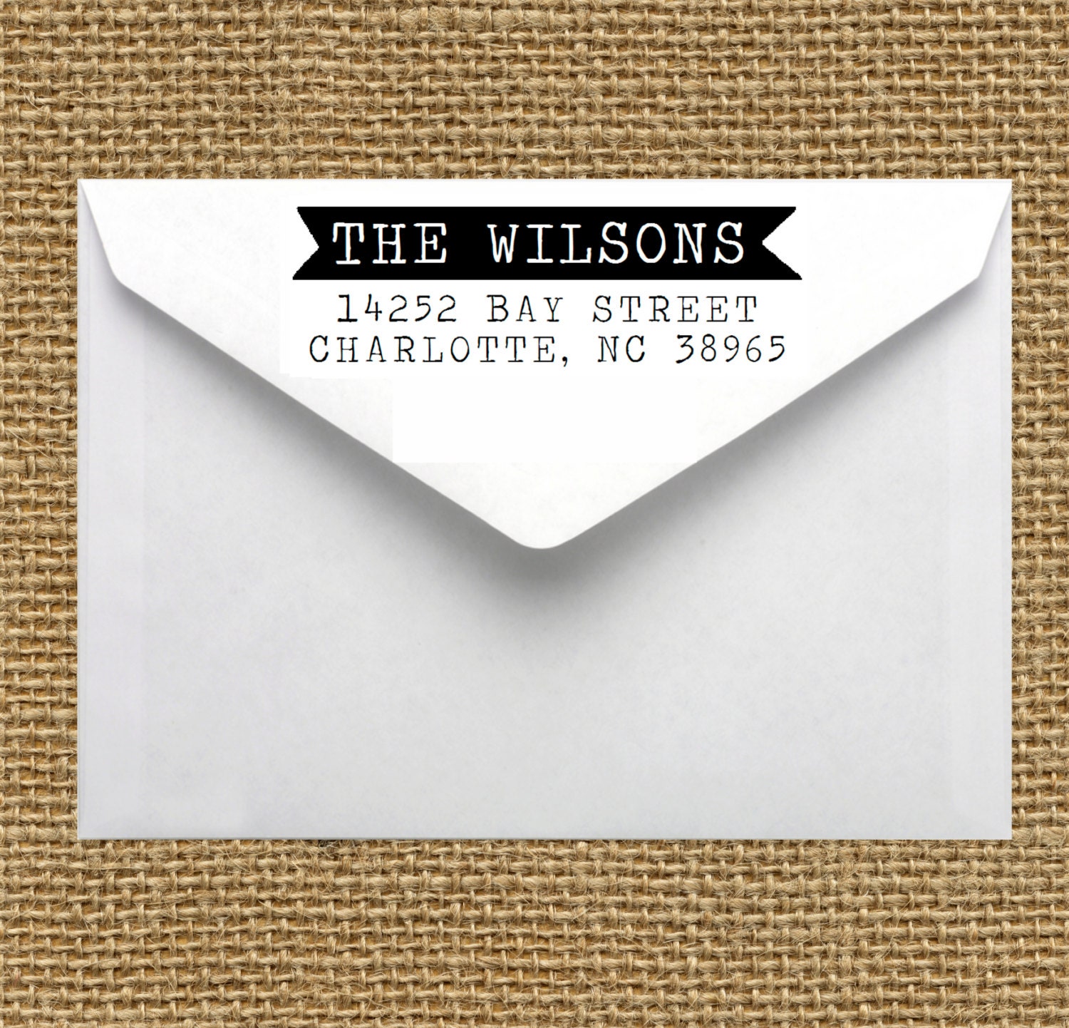 CUSTOM Self-Inking Personalized Return Address Stamp