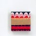 Ceramic Coasters Marimekko Geometric Pattern, set of 4