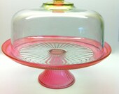 Jennifer this is Your Listing for Shipping Full Size Covered Cake Stand Painted Rose Pink and Cottage Green